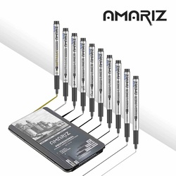 AMARIZ Professional Pigment Liners n Marker Pens - Set of 10